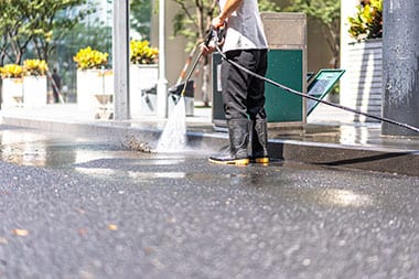 pressure-washing